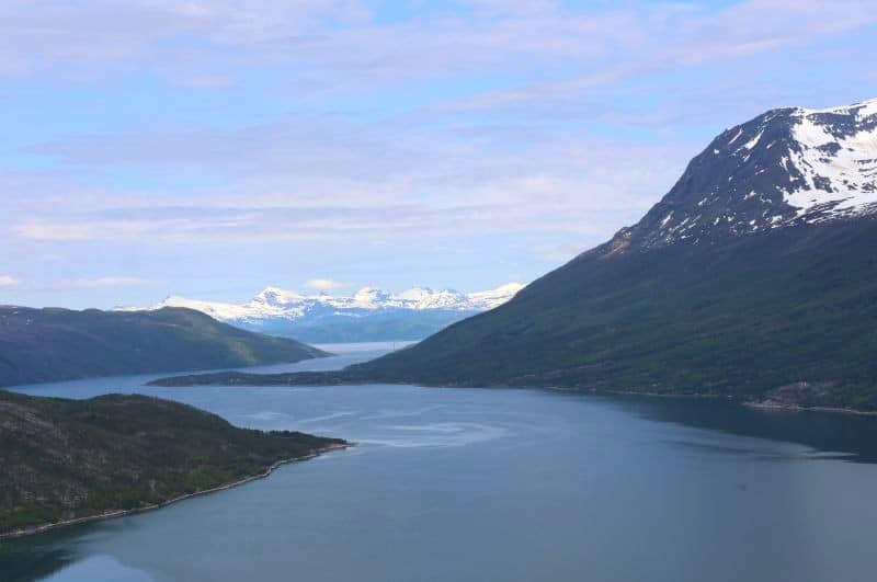 Reisroute Noord-Noorwegen