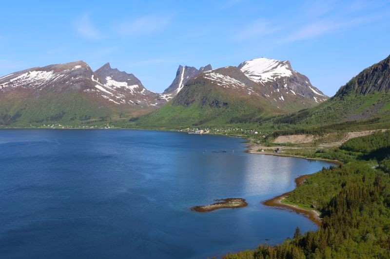 Reisroute Noord-Noorwegen